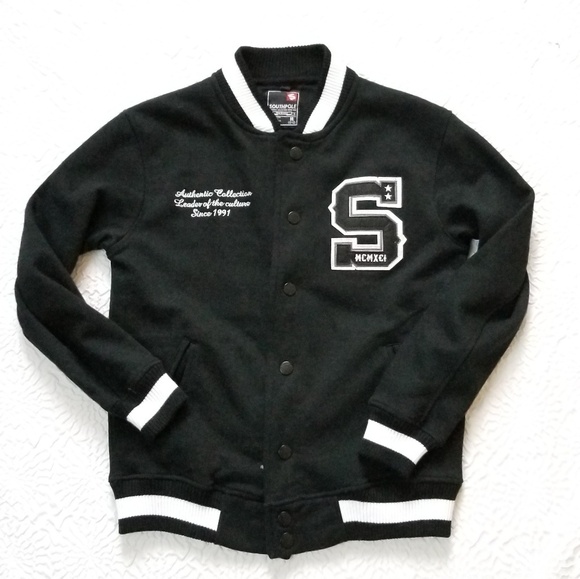 South Pole Other - South Pole Girls Bomber black/white Jacket